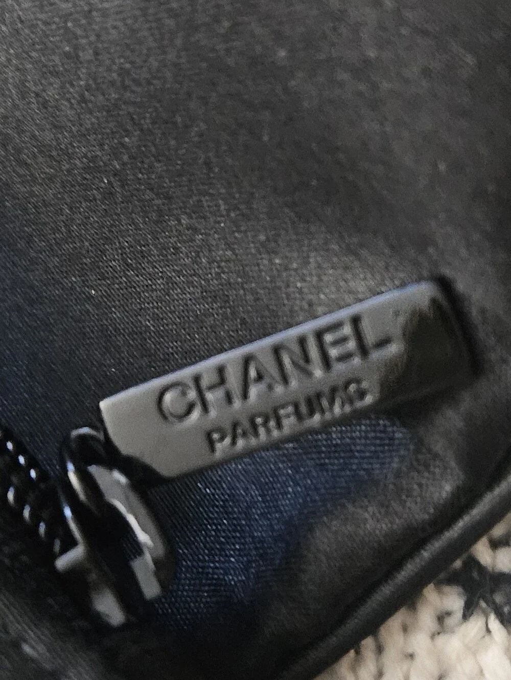 Chanel Satin Cosmetic Pouch